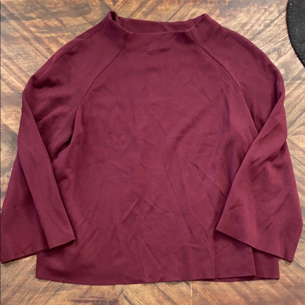 St. John Burgundy Top